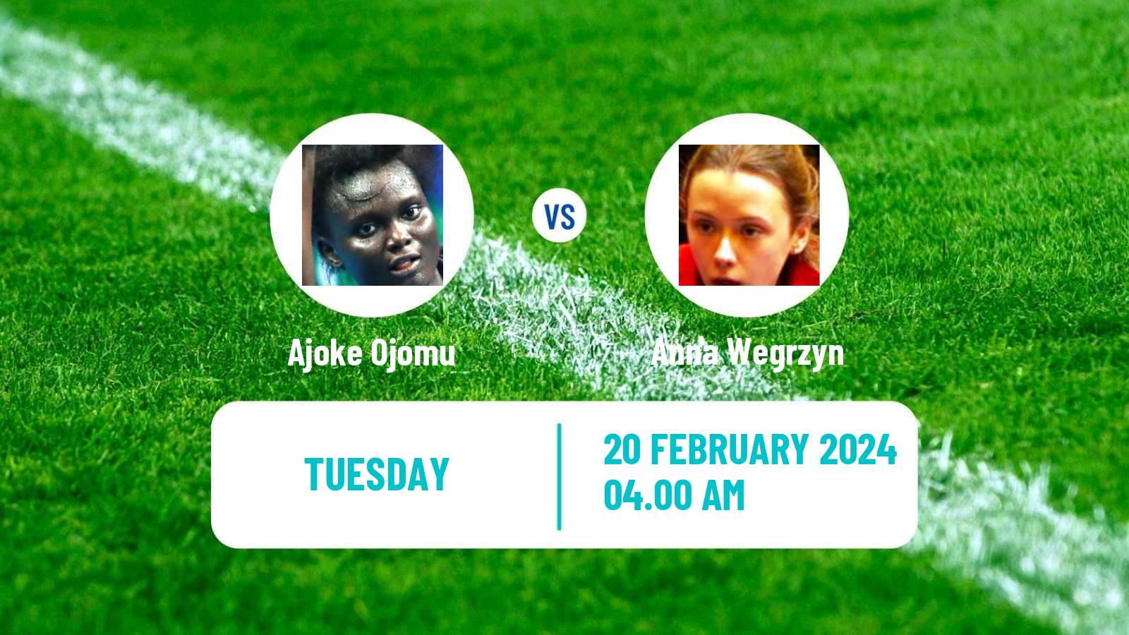 Table tennis World Championships Teams Women Ajoke Ojomu - Anna Wegrzyn