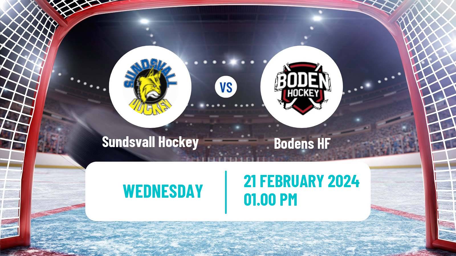 Hockey Swedish HockeyEttan Norra Sundsvall Hockey - Boden