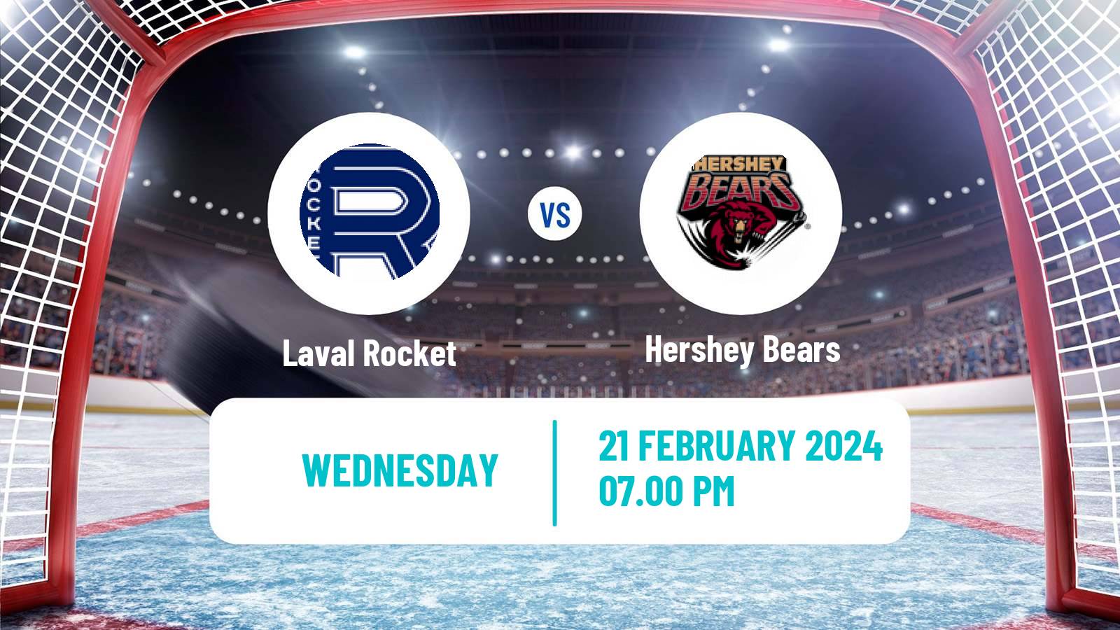 Hockey AHL Laval Rocket - Hershey Bears