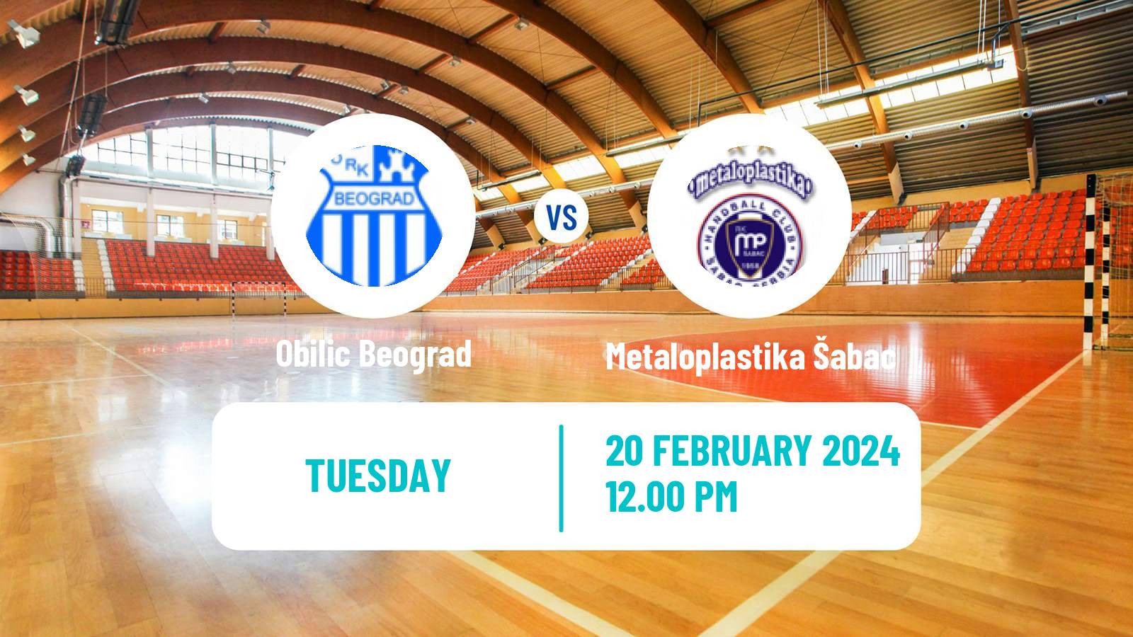 Handball Serbian Superliga Handball Obilic Beograd - Metaloplastika Šabac