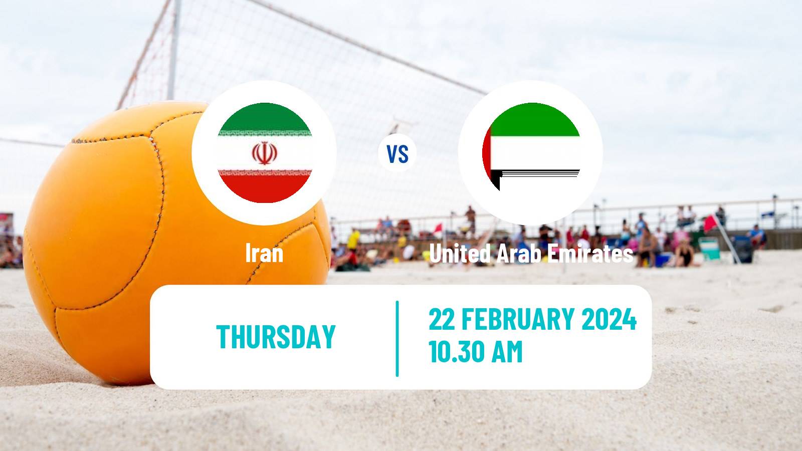Beach soccer World Cup Iran - United Arab Emirates