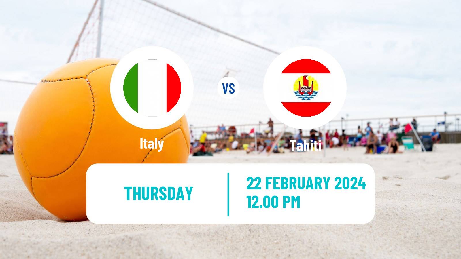 Beach soccer World Cup Italy - Tahiti