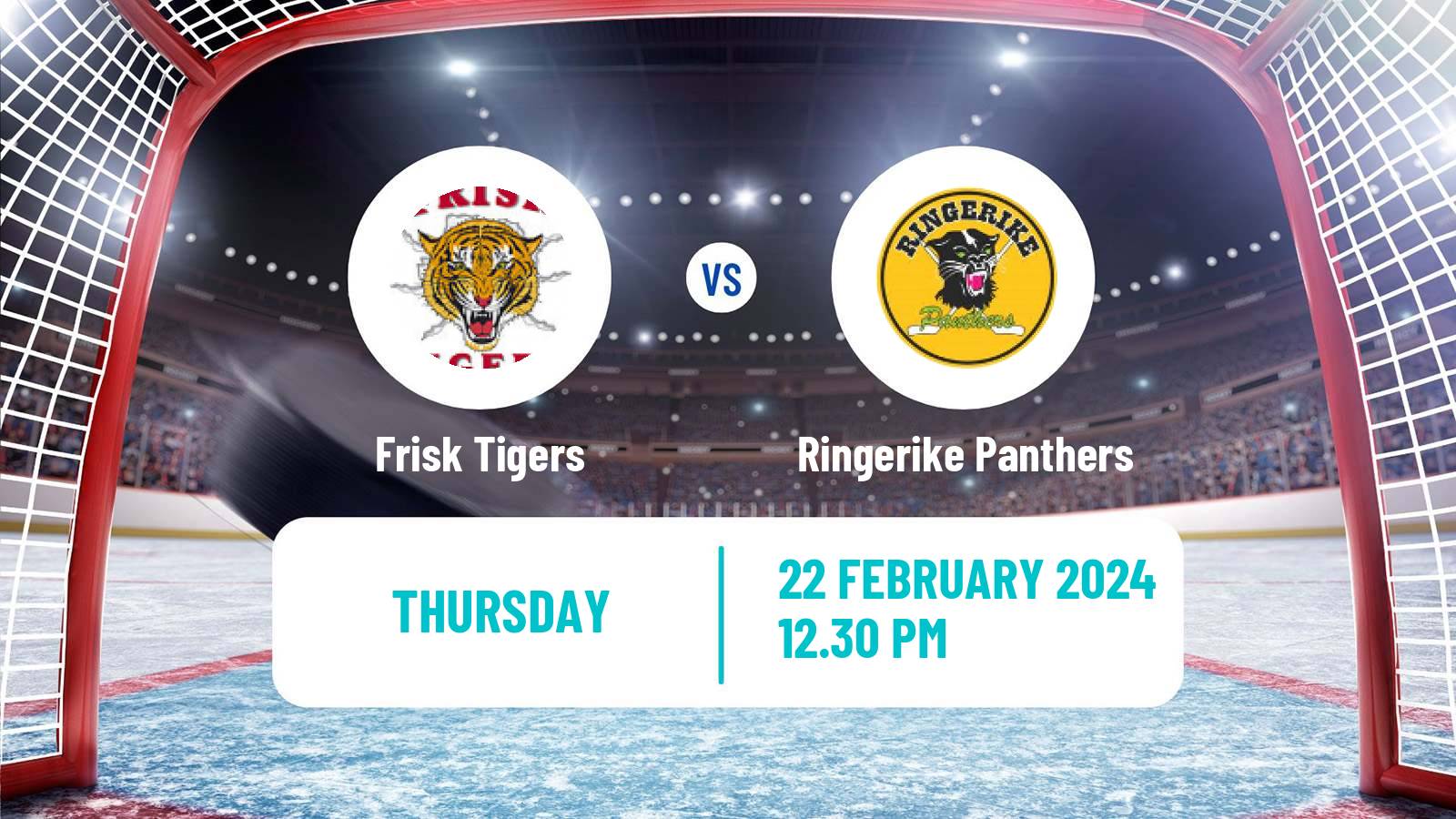 Hockey Norwegian Ligaen Hockey Frisk Tigers - Ringerike Panthers