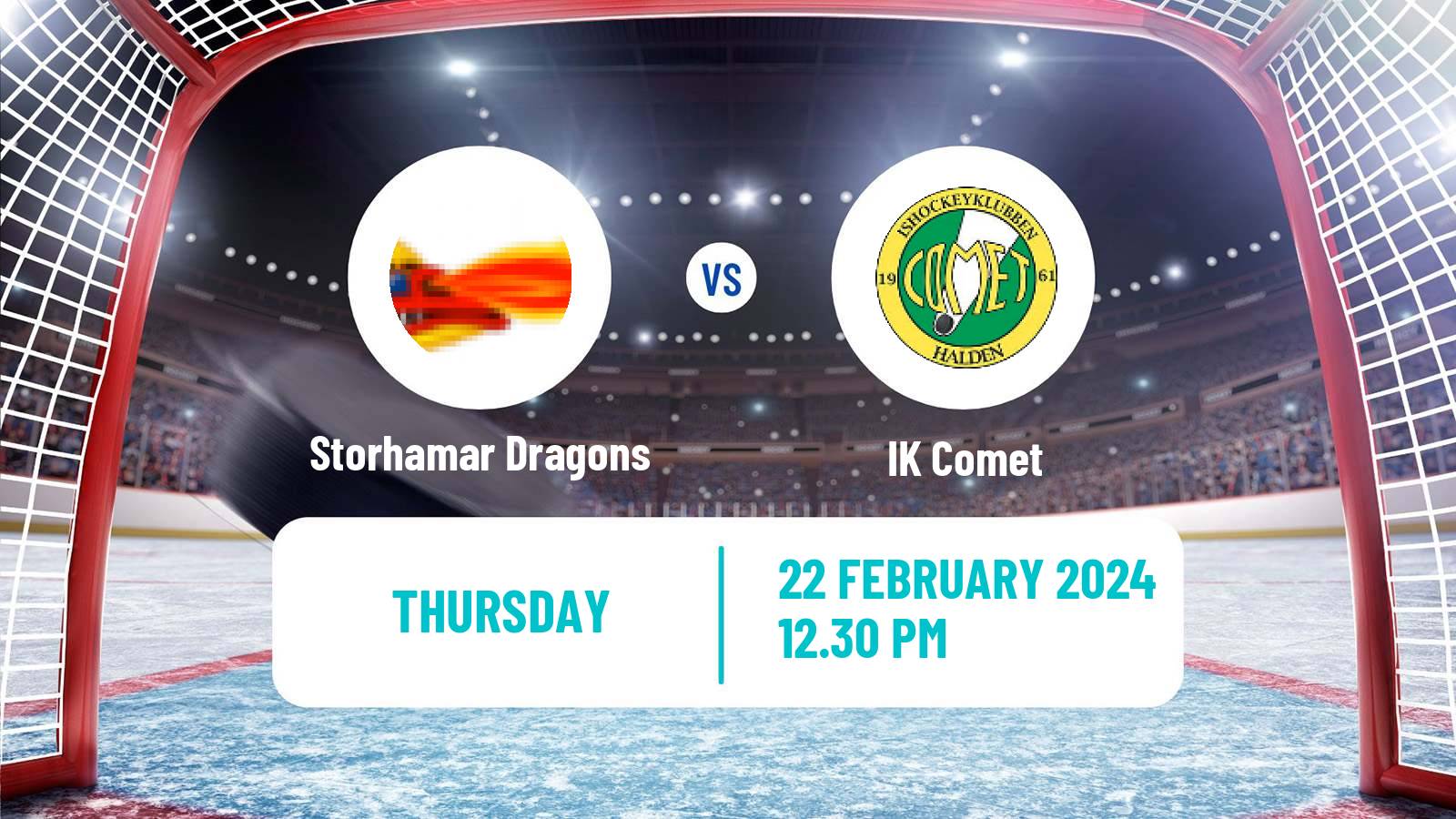 Hockey Norwegian Ligaen Hockey Storhamar Dragons - Comet