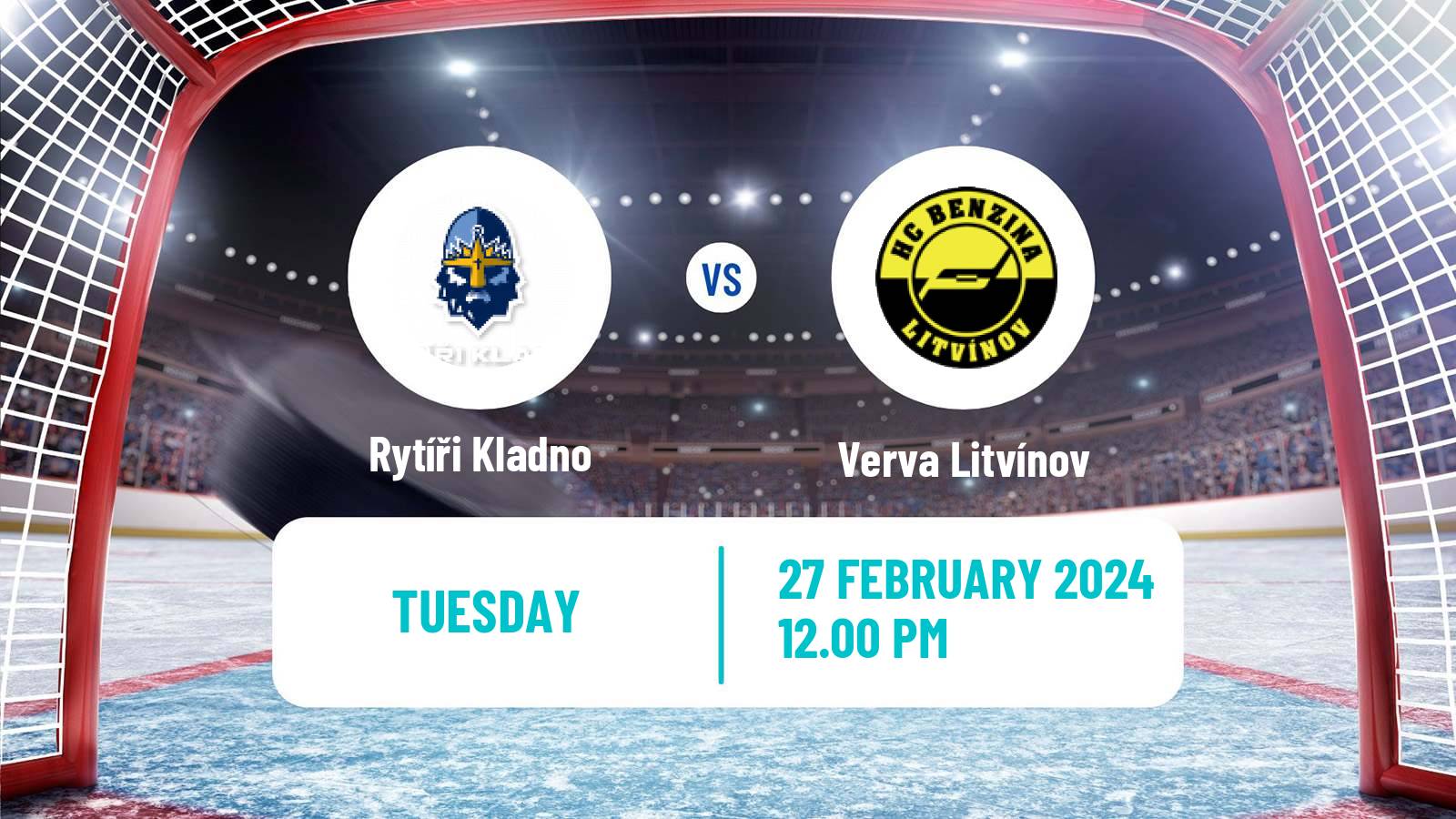 Hockey Czech Extraliga Rytíři Kladno - Verva Litvínov