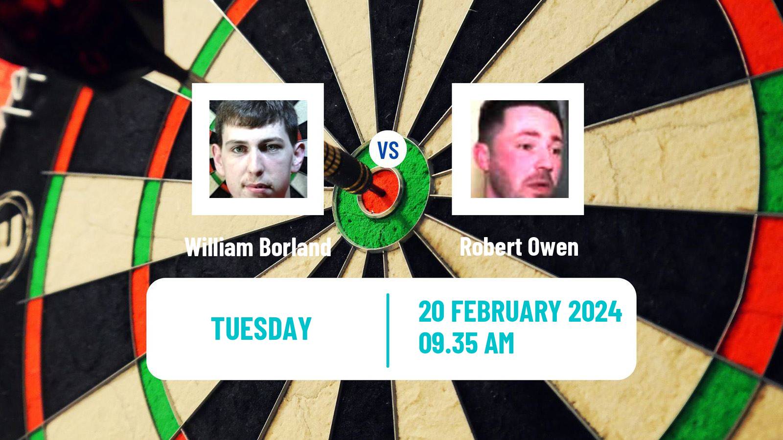 Darts Players Championship 4 William Borland - Robert Owen