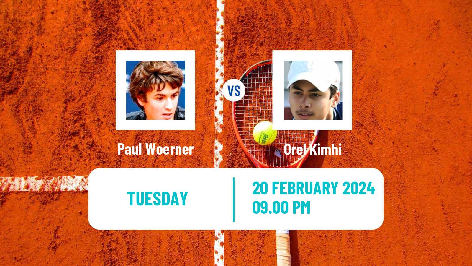 Tennis ITF M15 Nakhon Si Thammarat 2 Men Paul Woerner - Orel Kimhi