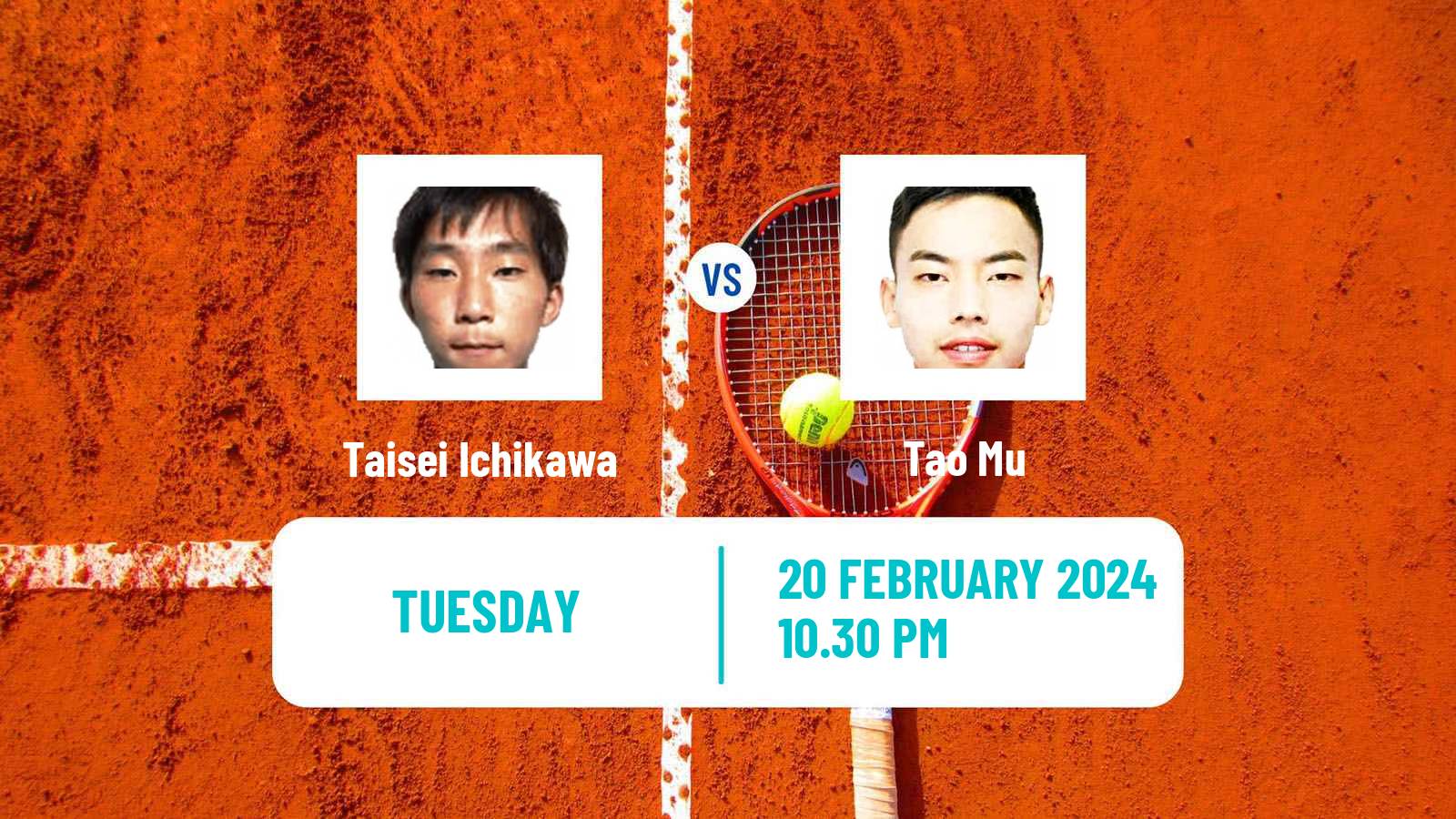 Tennis ITF M15 Nakhon Si Thammarat 2 Men Taisei Ichikawa - Tao Mu