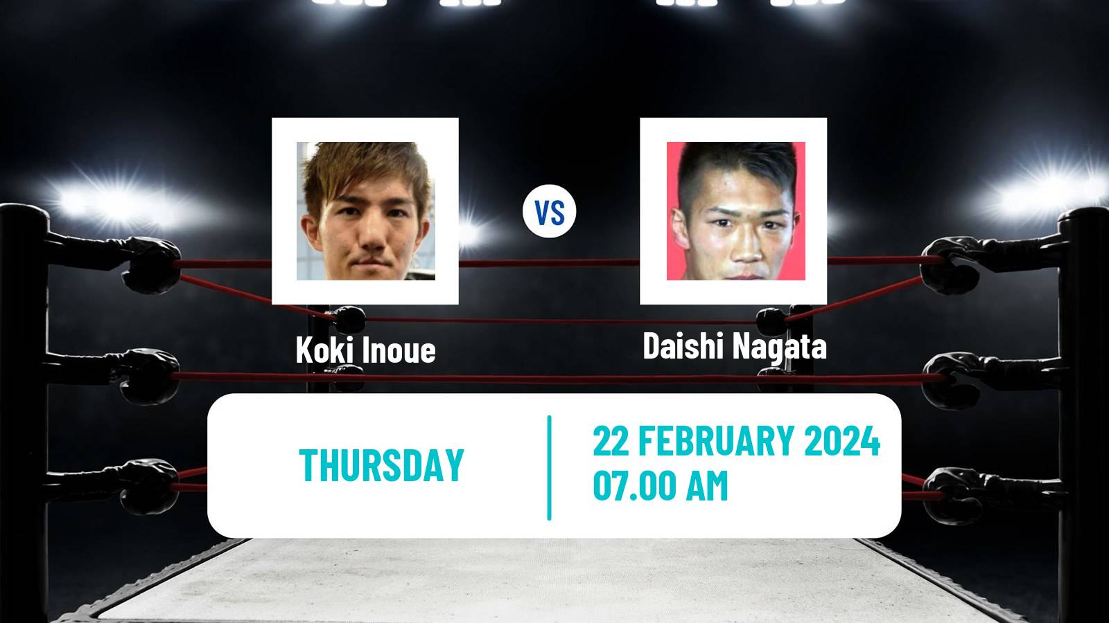 Boxing Super Lightweight WBO Asia Pacific Opbf Titles Men Koki Inoue - Daishi Nagata