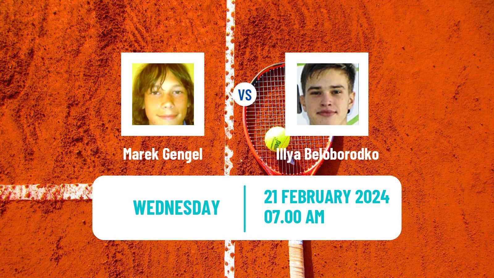 Tennis ITF M15 Sharm Elsheikh 4 Men 2024 Marek Gengel - Illya Beloborodko