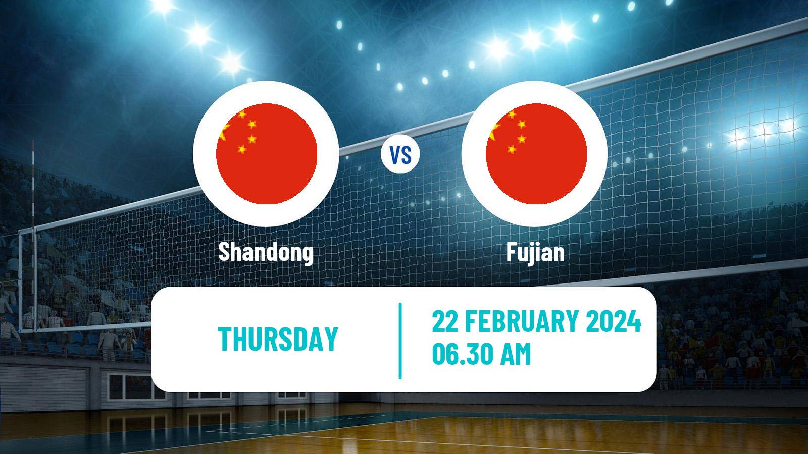 Volleyball Chinese CVL Shandong - Fujian