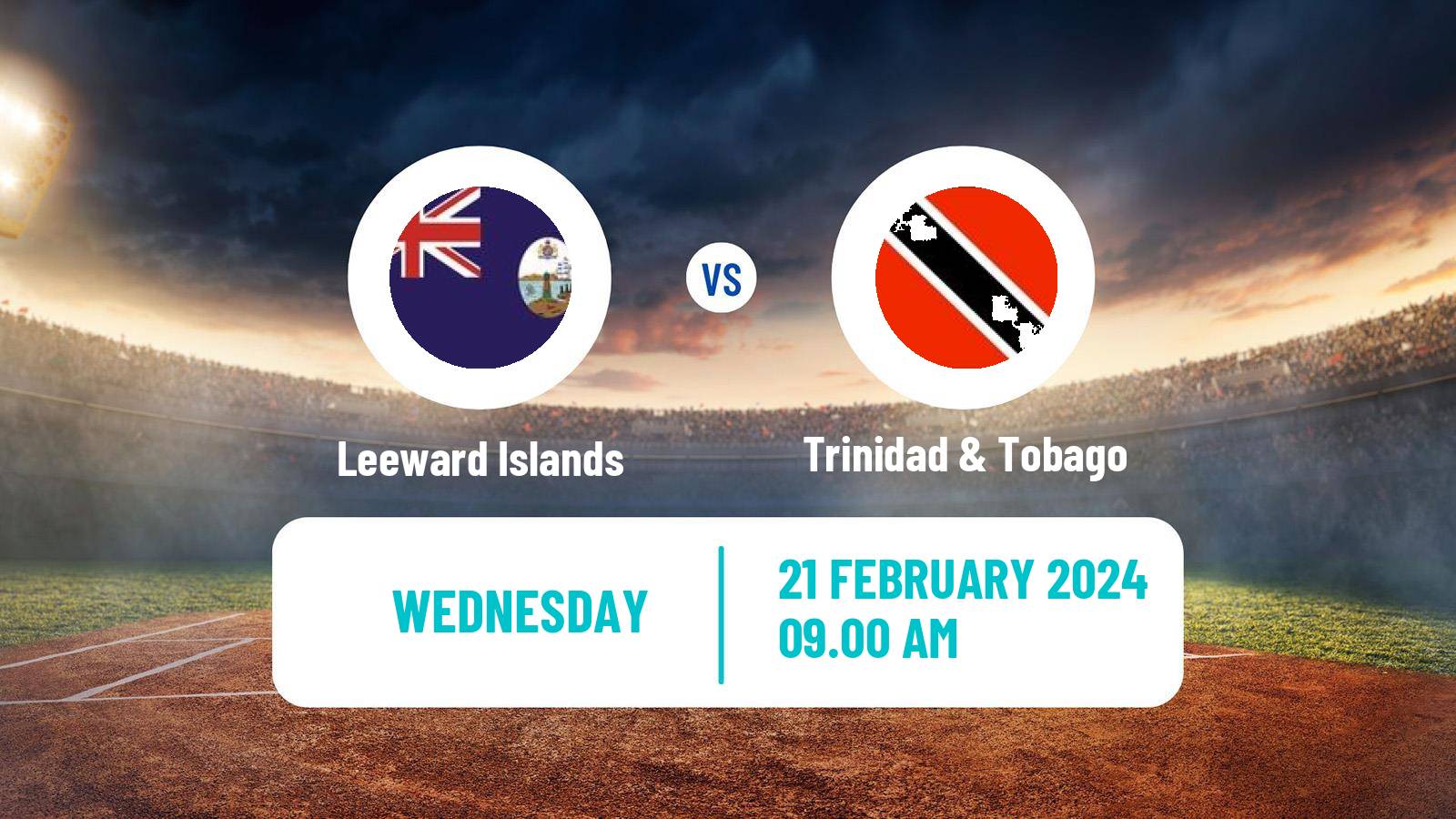 Cricket West Indies Championship Cricket Leeward Islands - Trinidad & Tobago