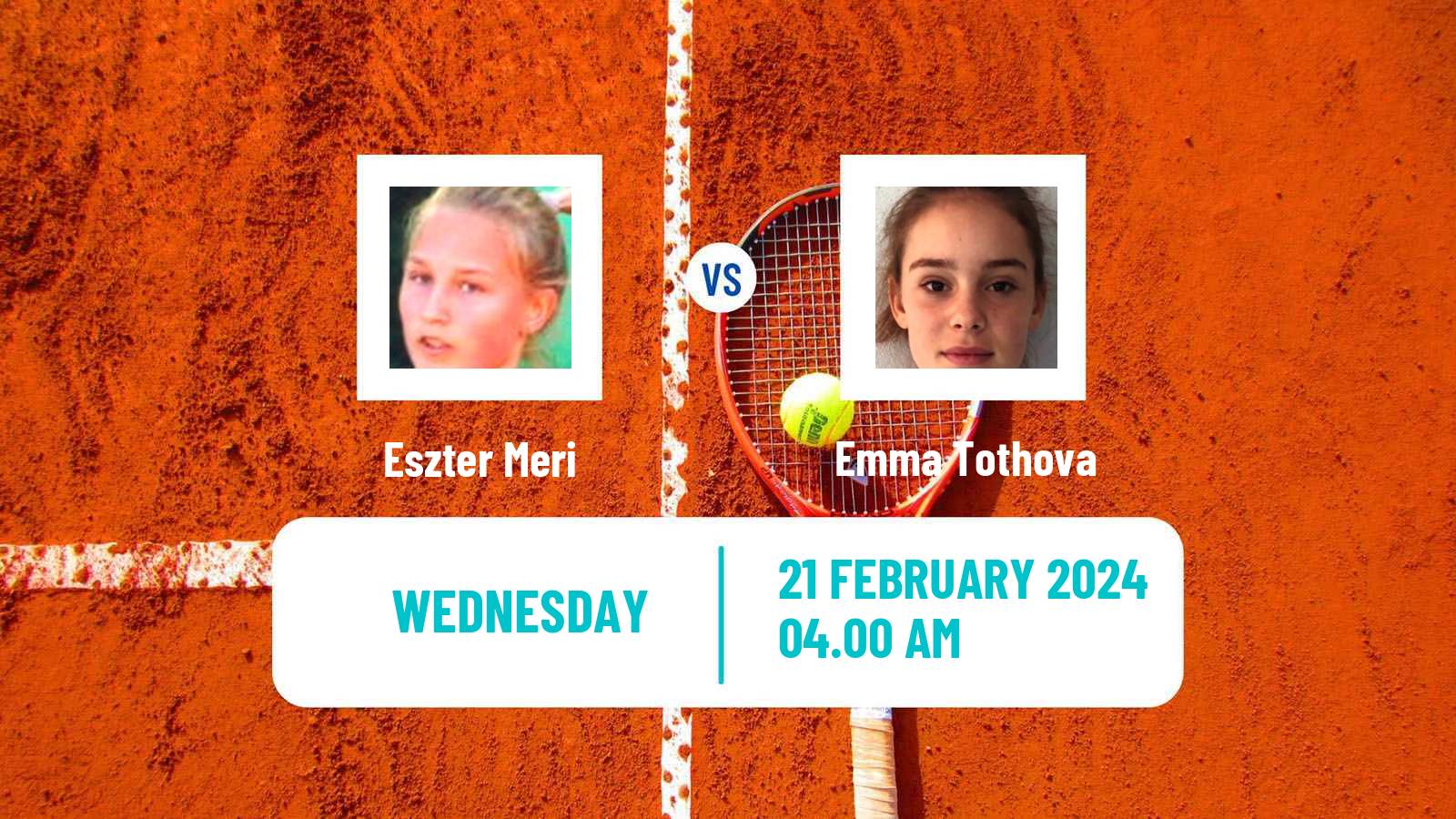 Tennis ITF W15 Sharm Elsheikh 22 Women 2024 Eszter Meri - Emma Tothova