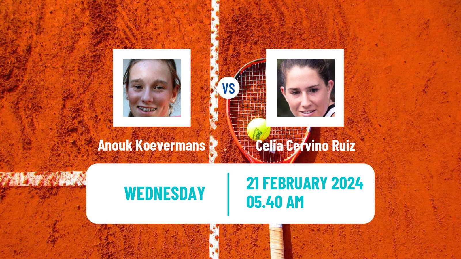 Tennis ITF W75 Porto Women Anouk Koevermans - Celia Cervino Ruiz