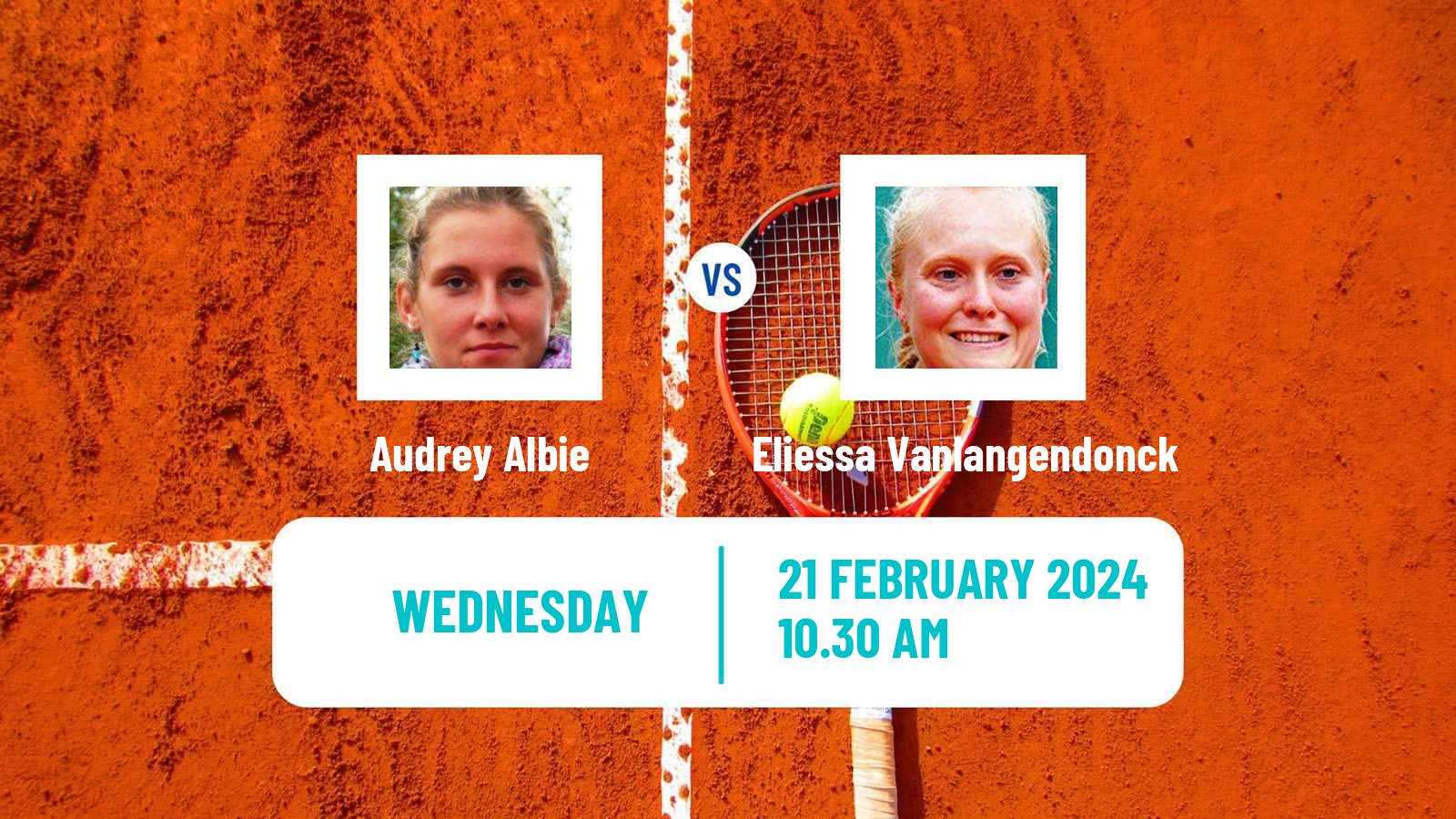 Tennis ITF W15 Monastir 6 Women Audrey Albie - Eliessa Vanlangendonck