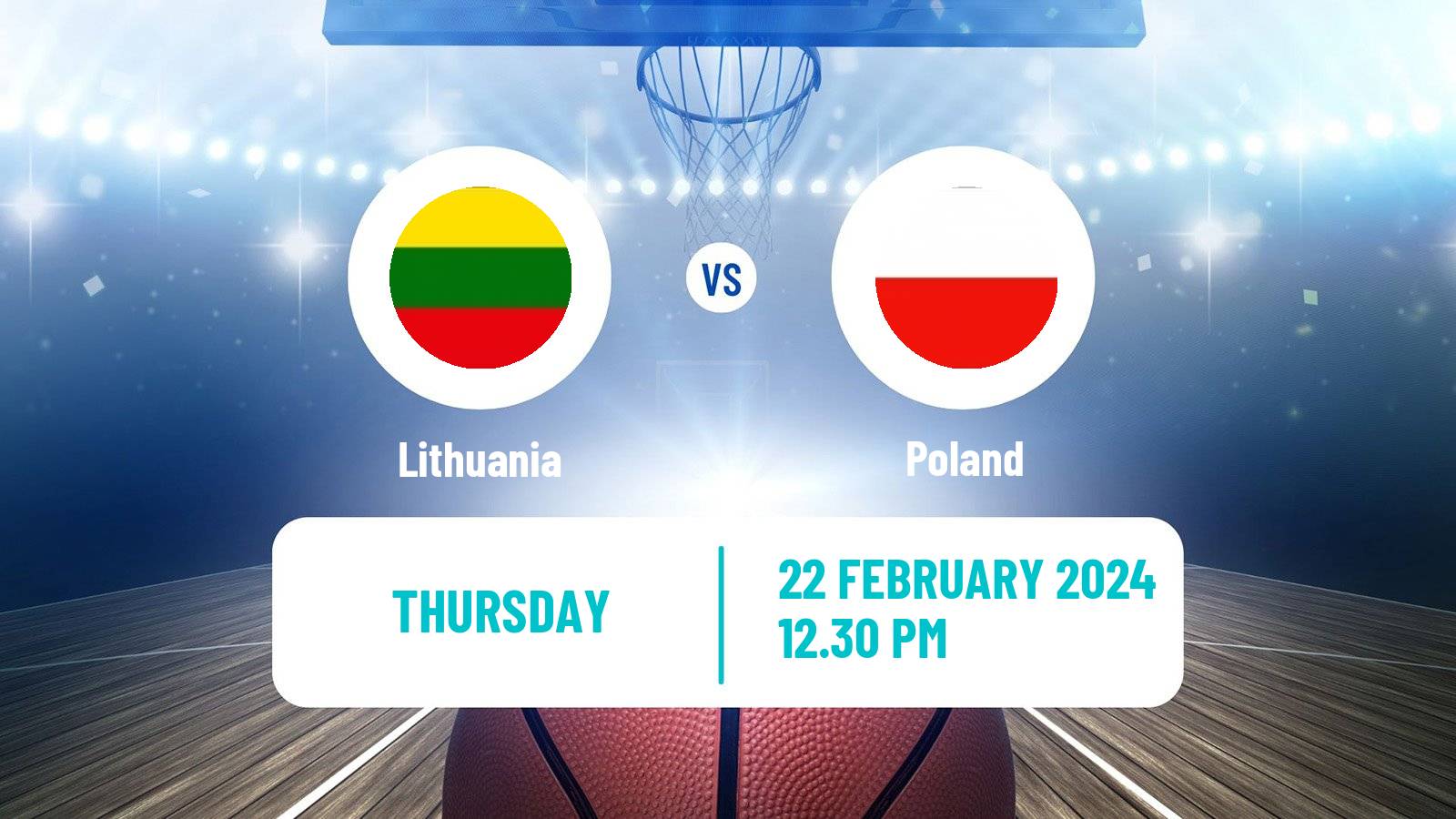 Basketball EuroBasket Lithuania - Poland