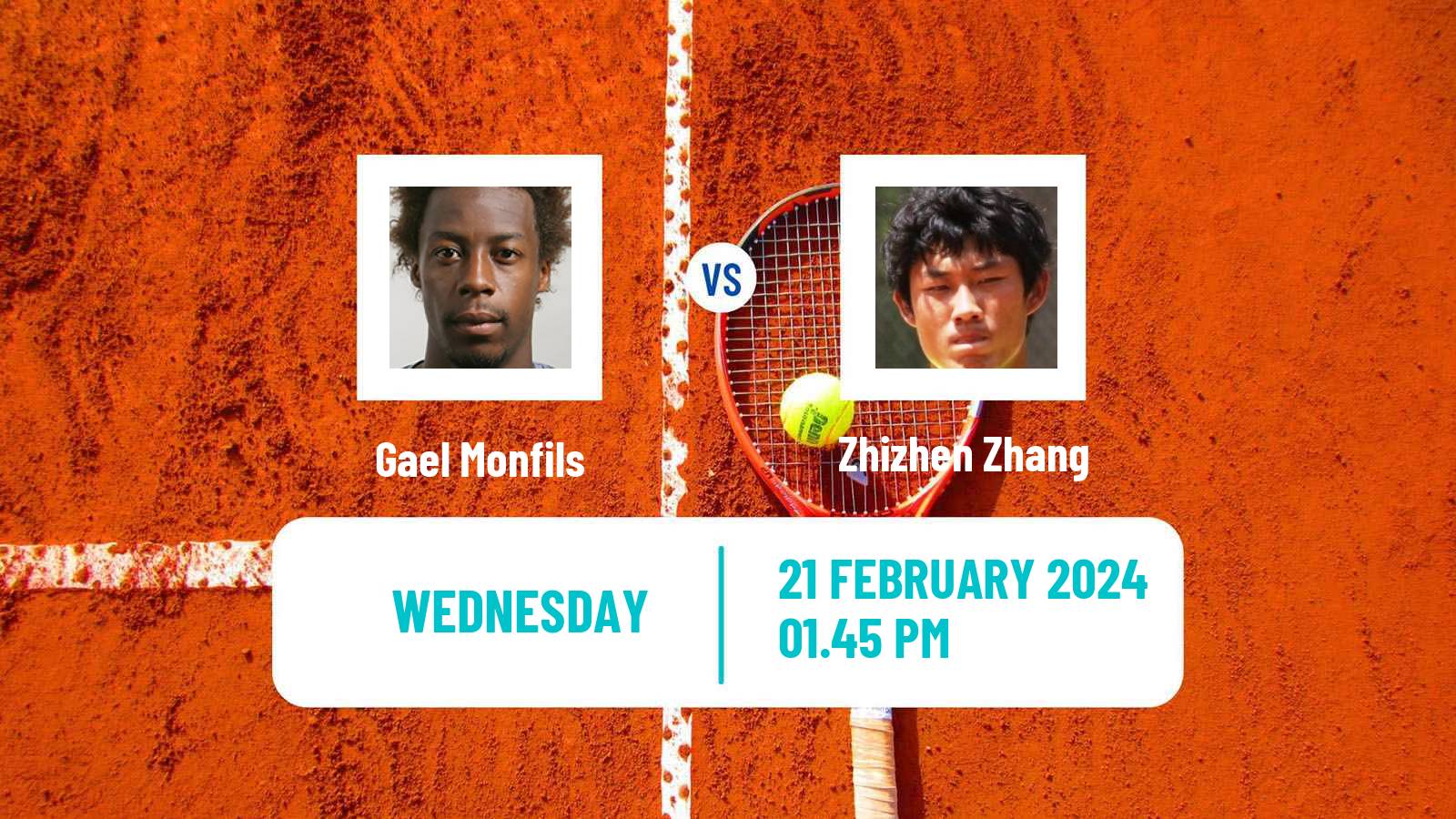 Tennis ATP Doha Gael Monfils - Zhizhen Zhang