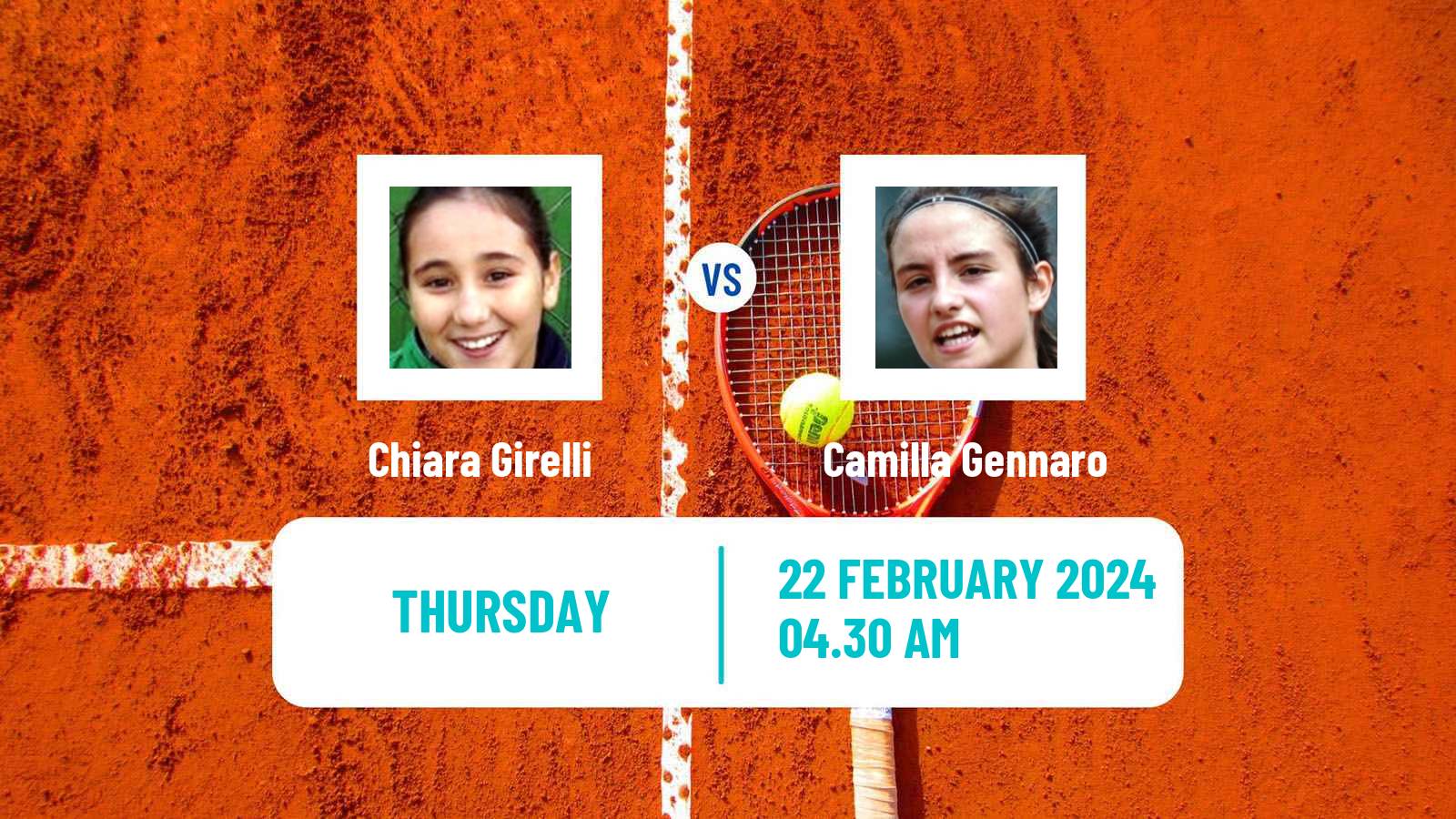 Tennis ITF W35 Hammamet 2 Women Chiara Girelli - Camilla Gennaro