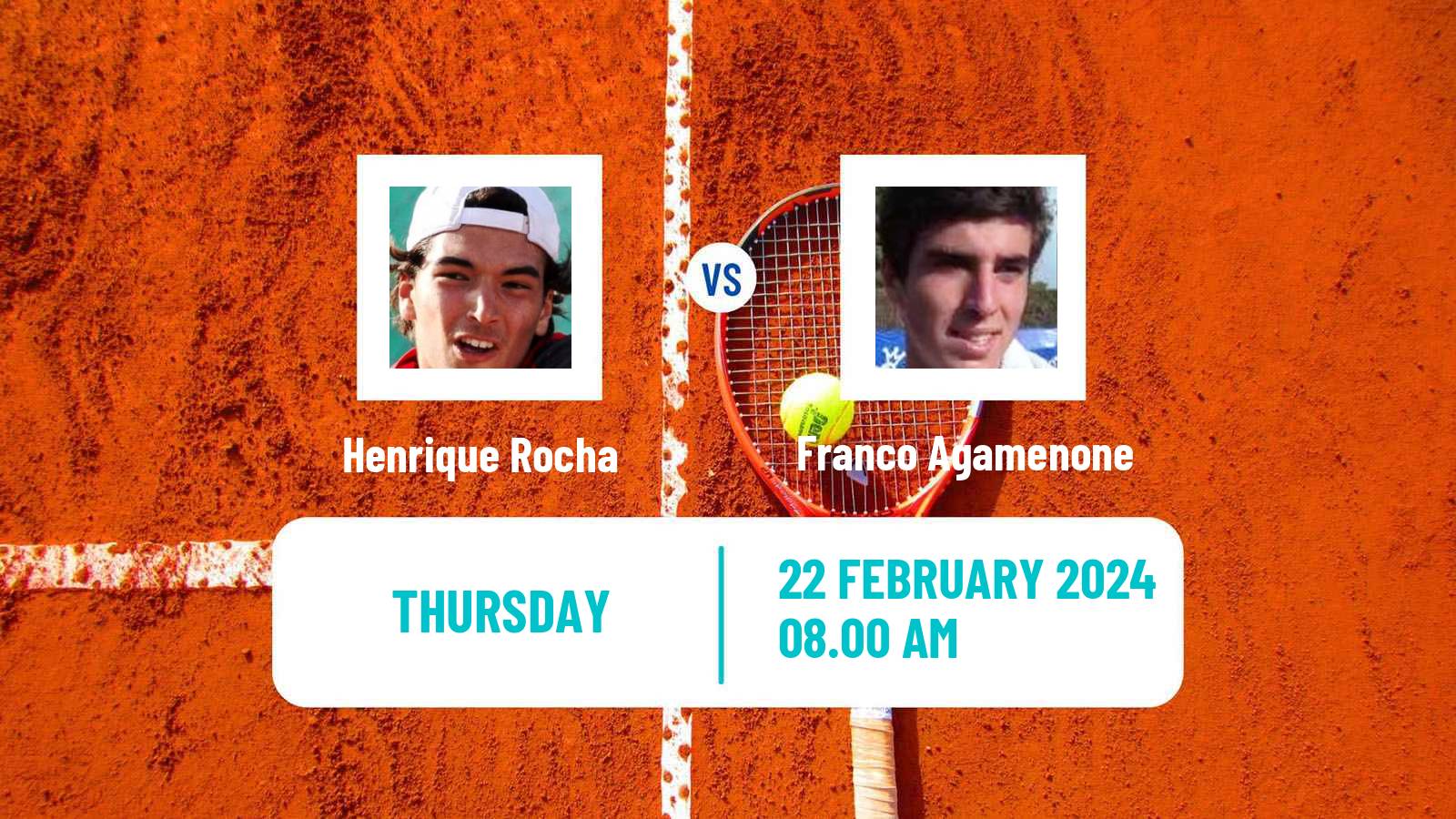Tennis Tenerife 2 Challenger Men Henrique Rocha - Franco Agamenone