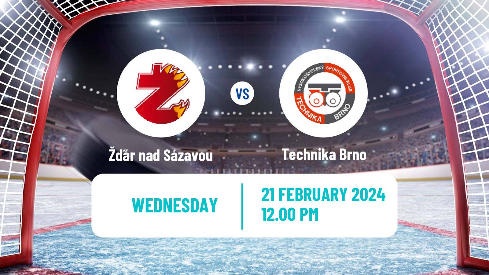 Hockey Czech 2 Liga Hockey East Žďár nad Sázavou - Technika Brno