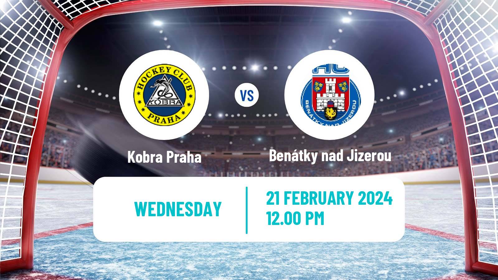 Hockey Czech 2 Liga Hockey West Kobra Praha - Benátky nad Jizerou