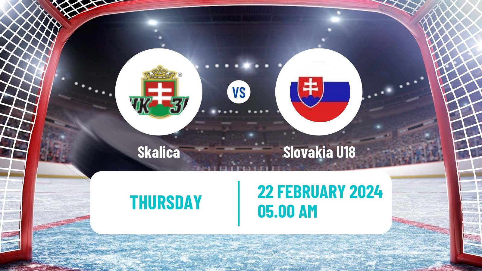 Hockey Slovak 1 Liga Hockey Skalica - Slovakia U18