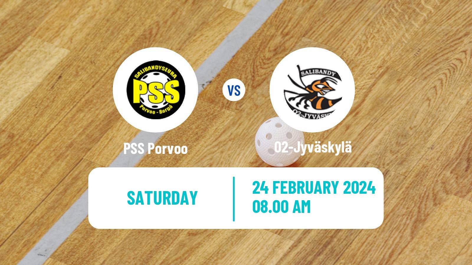 Floorball Finnish F-Liiga Women PSS Porvoo - O2-Jyväskylä