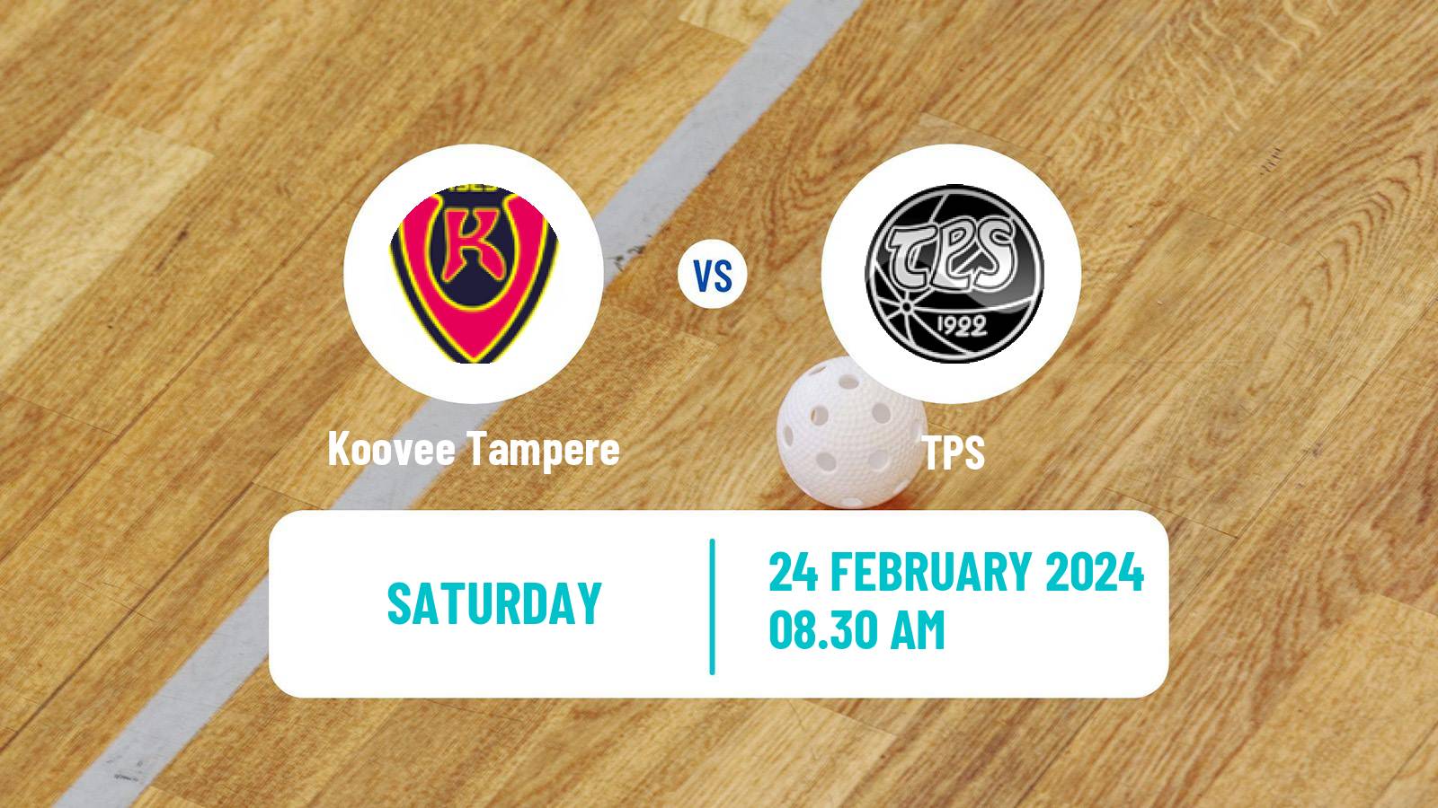 Floorball Finnish F-Liiga Women Koovee Tampere - TPS