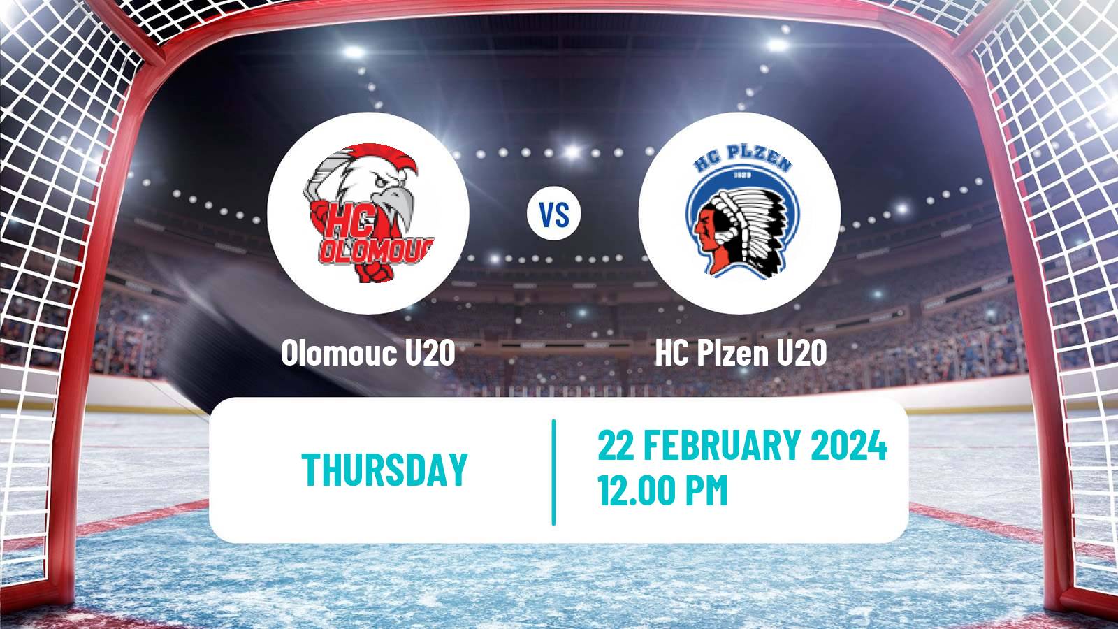 Hockey Czech ELJ Olomouc U20 - Plzen U20