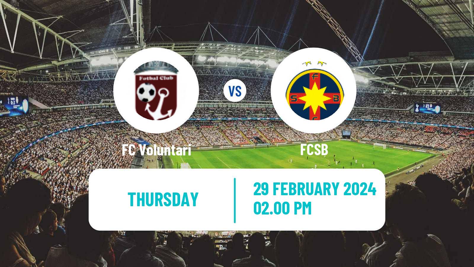Soccer Romanian Liga 1 Voluntari - FCSB