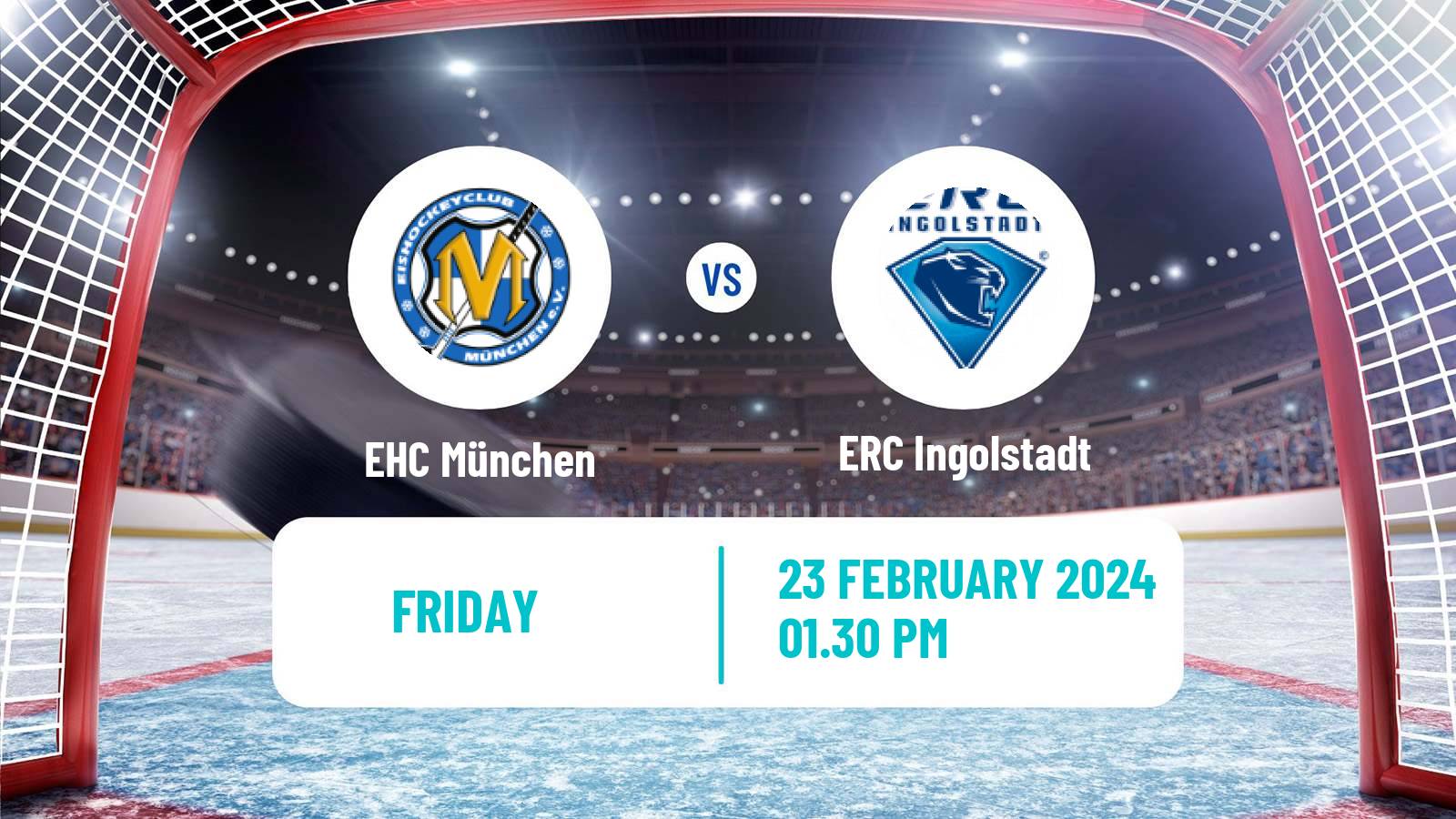 Hockey German Ice Hockey League EHC München - ERC Ingolstadt