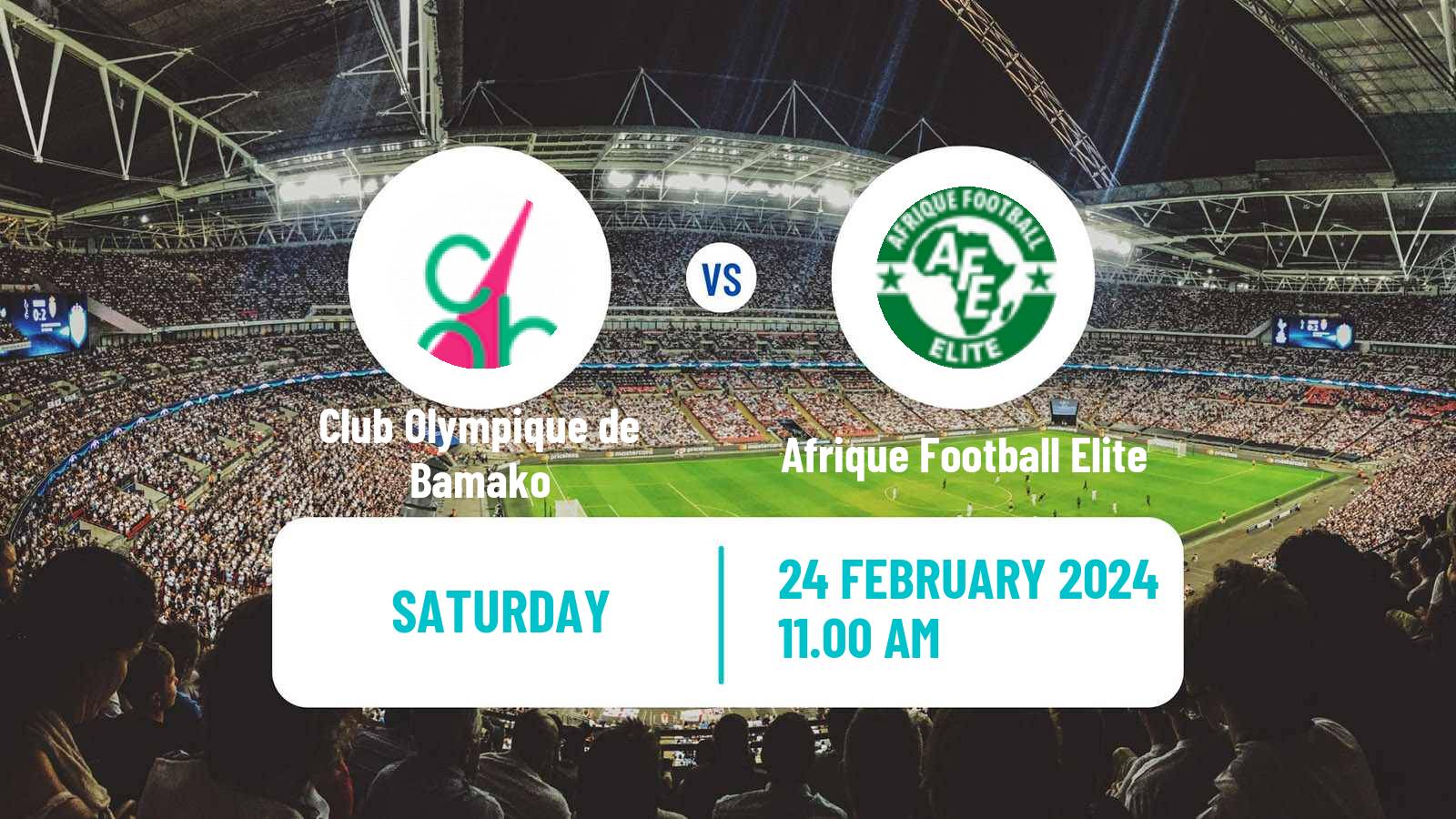 Soccer Malian Première Division Club Olympique de Bamako - Afrique Football Elite