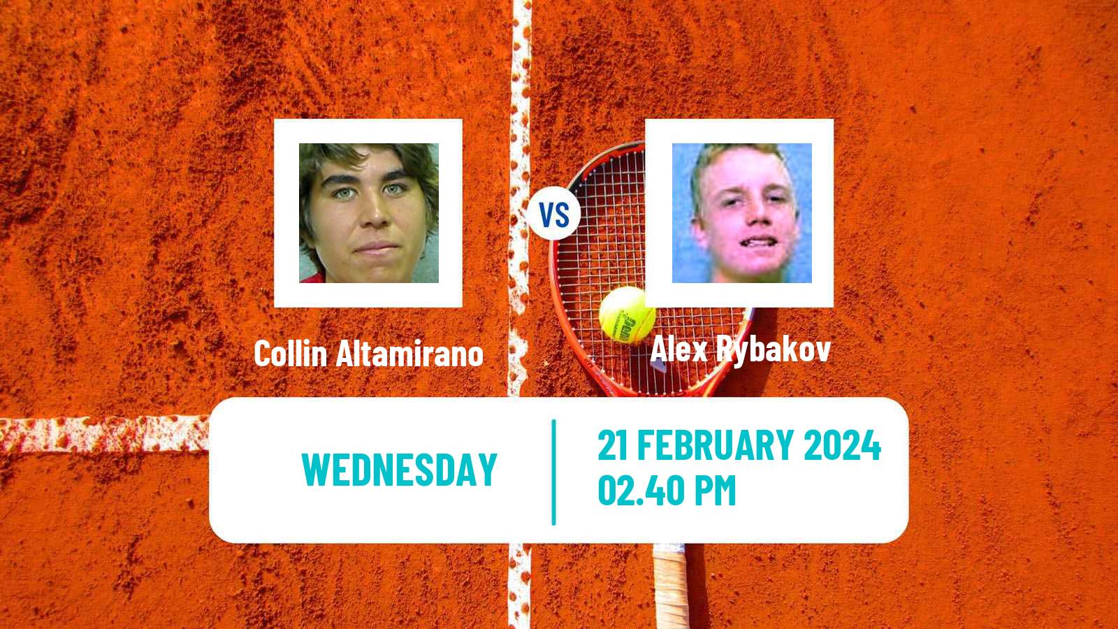 Tennis ITF M25 Naples Fl Men Collin Altamirano - Alex Rybakov