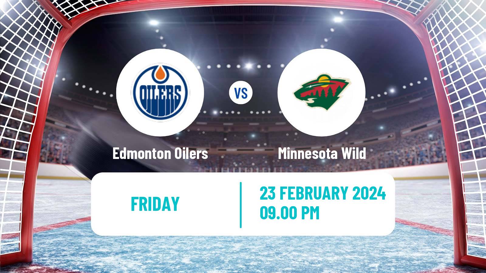 Hockey NHL Edmonton Oilers - Minnesota Wild