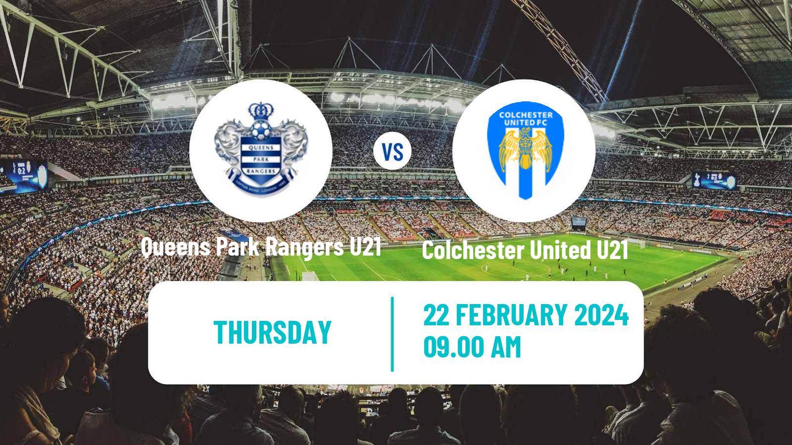 Soccer English Professional Development League Queens Park Rangers U21 - Colchester United U21