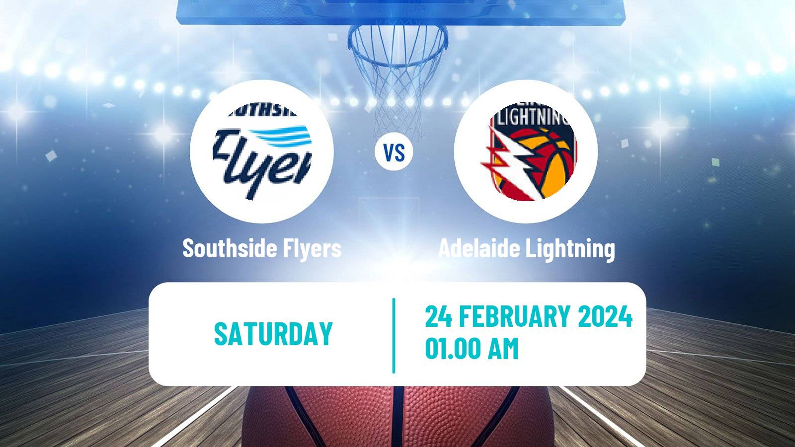 Basketball Australian WNBL Southside Flyers - Adelaide Lightning