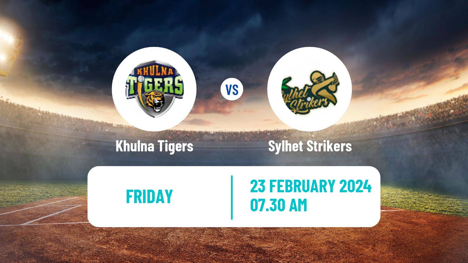 Cricket Bangladesh Premier League Cricket Khulna Tigers - Sylhet Strikers