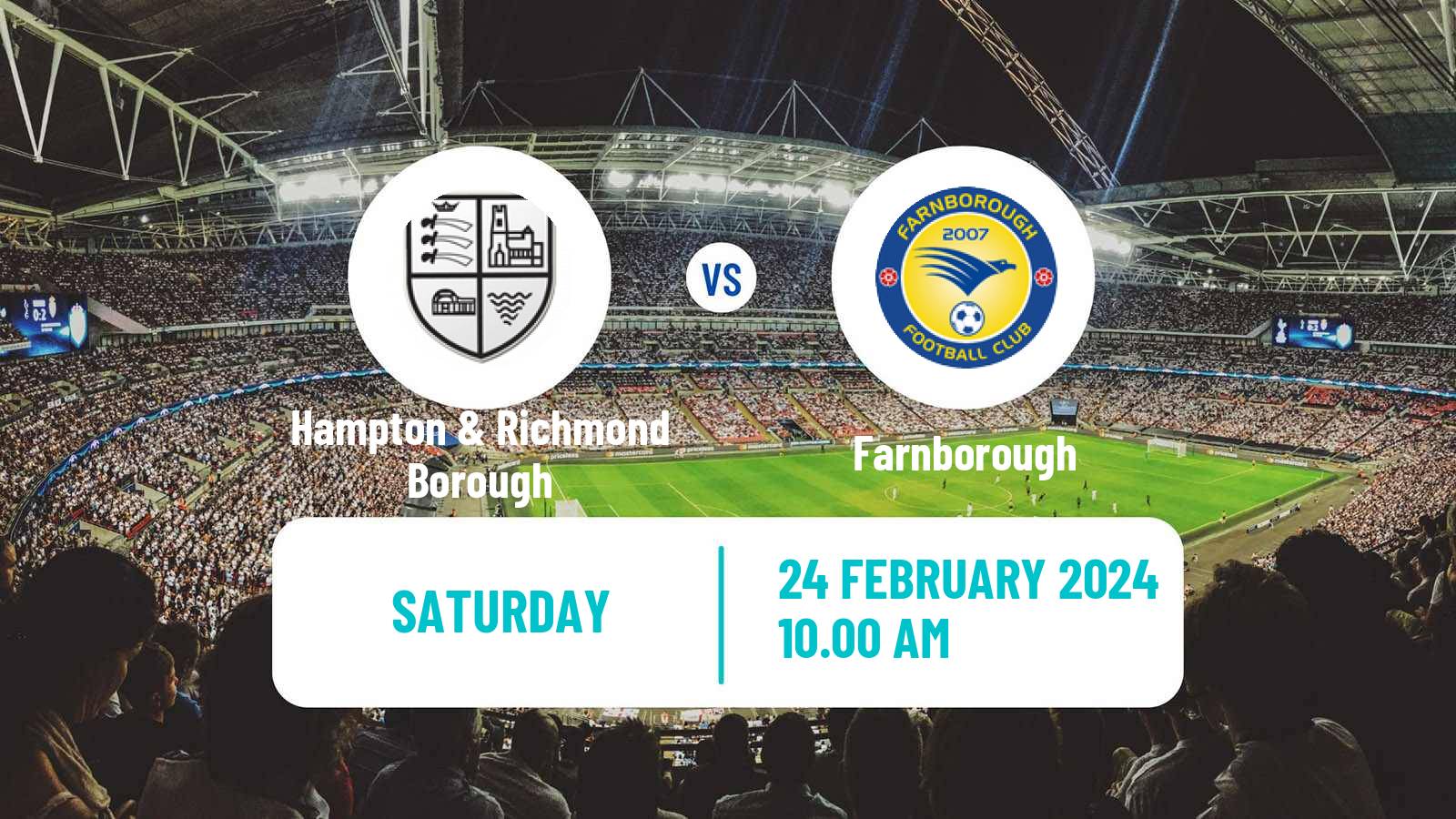Soccer English National League South Hampton & Richmond Borough - Farnborough