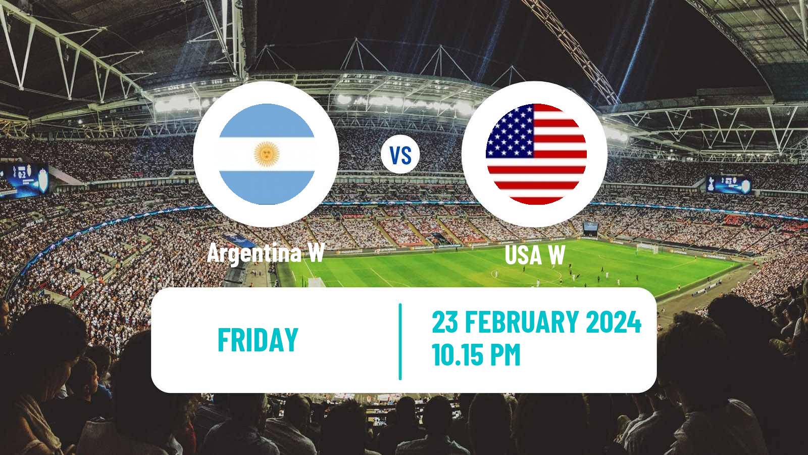 Soccer Gold Cup Women Argentina W - USA W