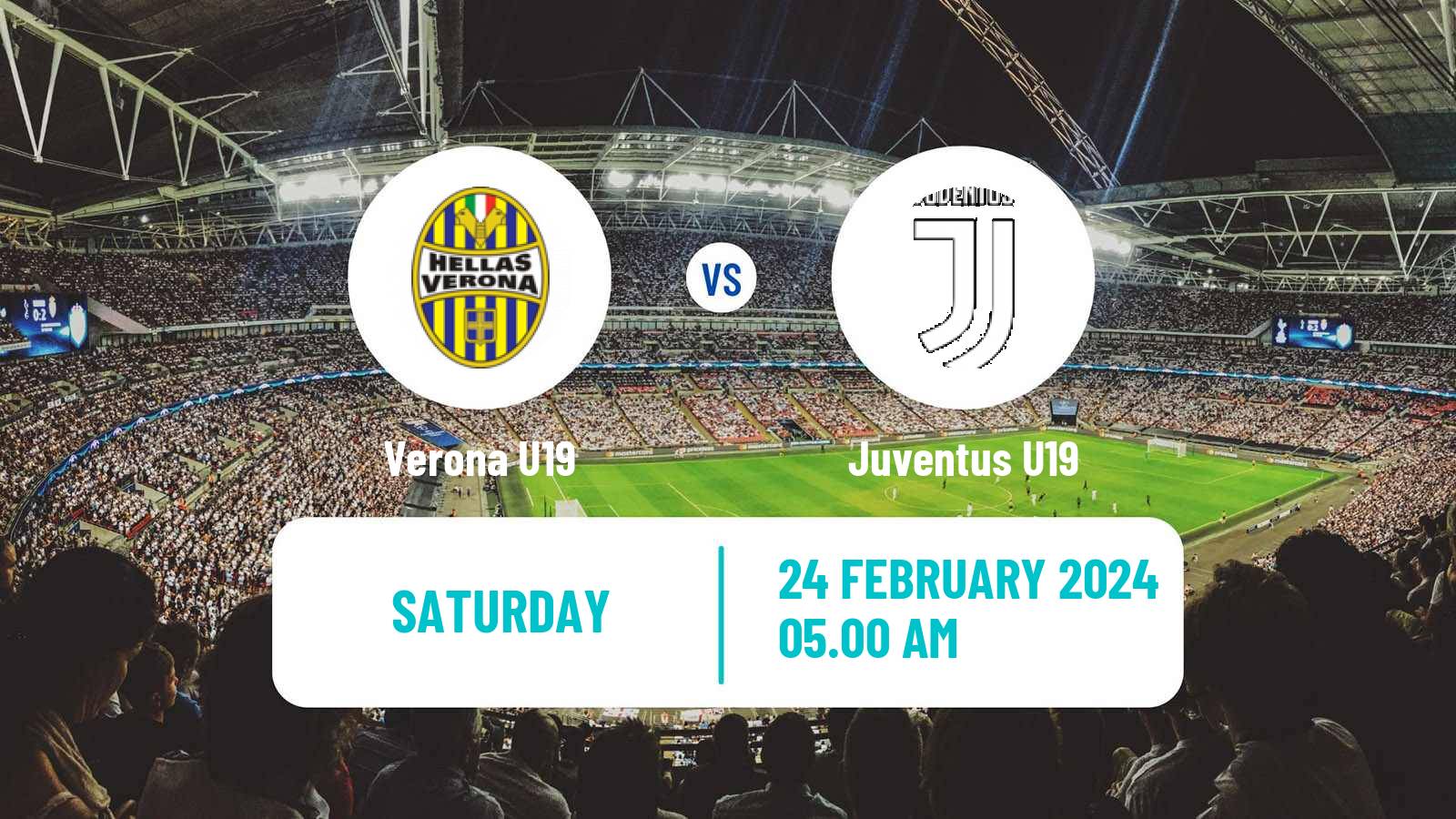 Soccer Italian Primavera 1 Verona U19 - Juventus U19