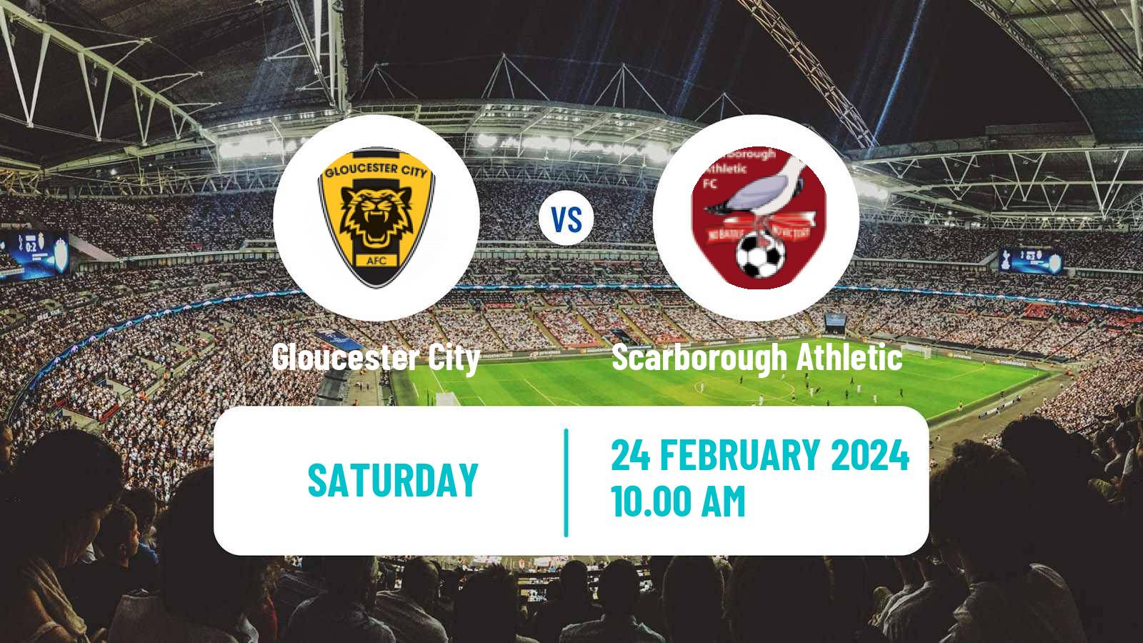 Soccer English National League North Gloucester City - Scarborough Athletic