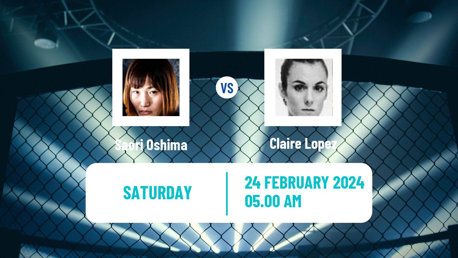 MMA Atomweight Rizin Women Saori Oshima - Claire Lopez