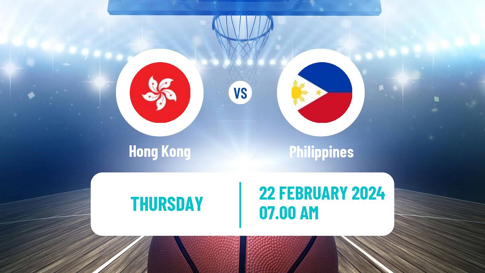 Basketball Asia Cup Basketball Hong Kong - Philippines