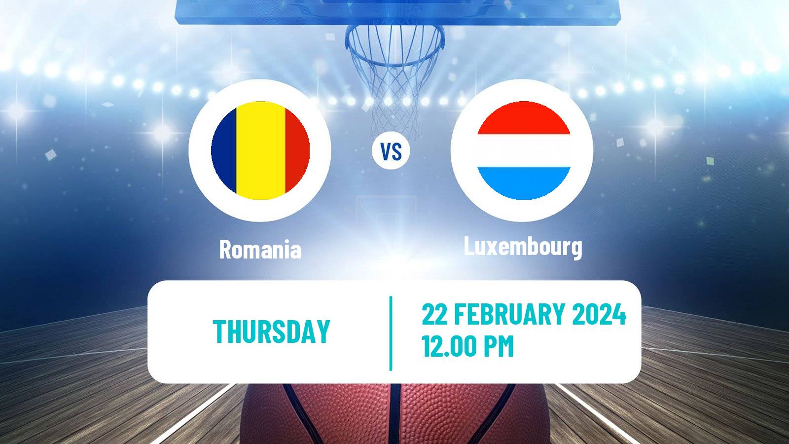 Basketball World Championship Basketball Romania - Luxembourg