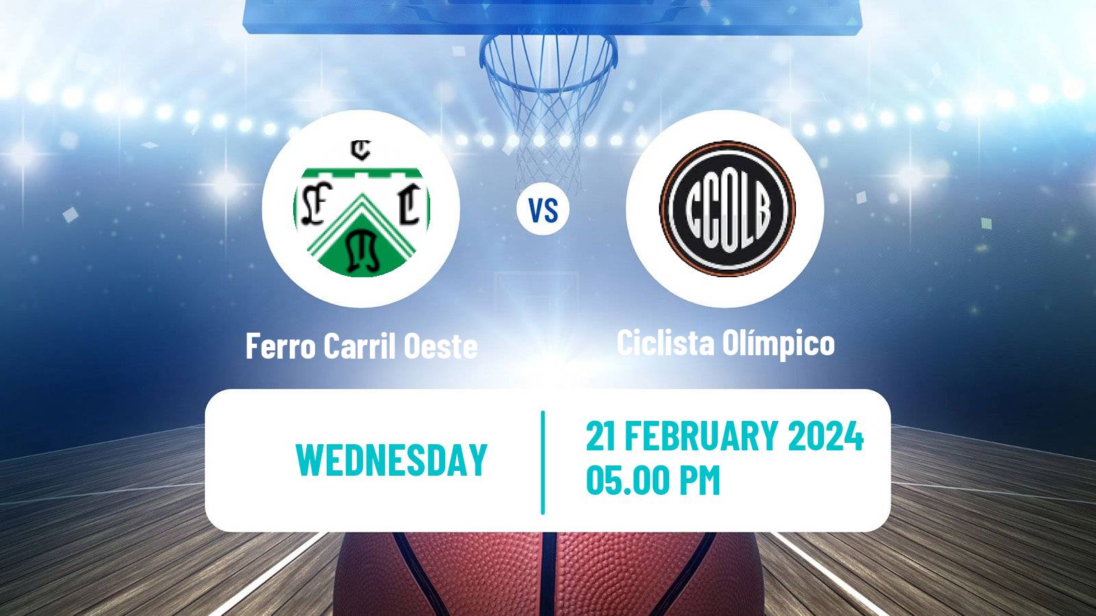 Basketball Argentinian Liga Femenina Basketball Ferro Carril Oeste - Ciclista Olímpico