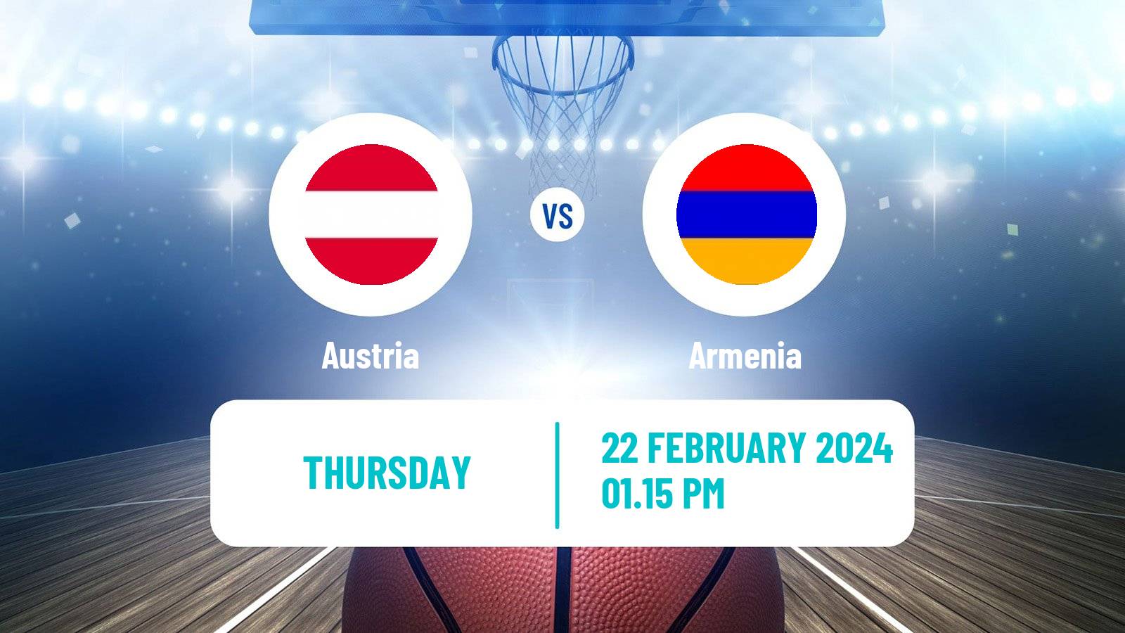 Basketball World Championship Basketball Austria - Armenia