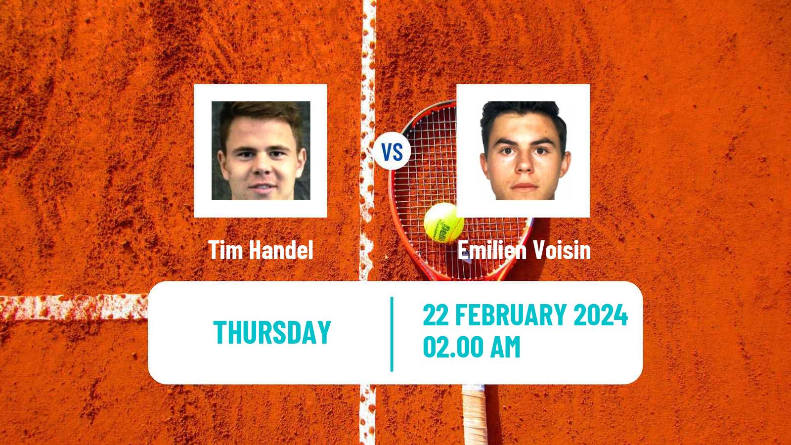 Tennis ITF M25 Antalya 4 Men Tim Handel - Emilien Voisin