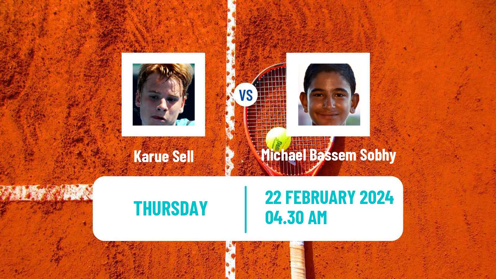 Tennis ITF M15 Sharm Elsheikh 4 Men Karue Sell - Michael Bassem Sobhy