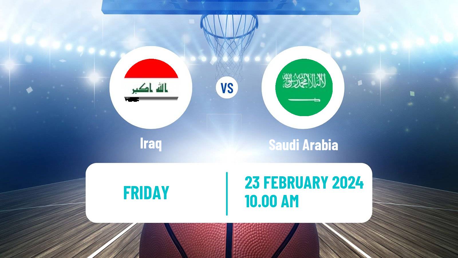 Basketball Asia Cup Basketball Iraq - Saudi Arabia