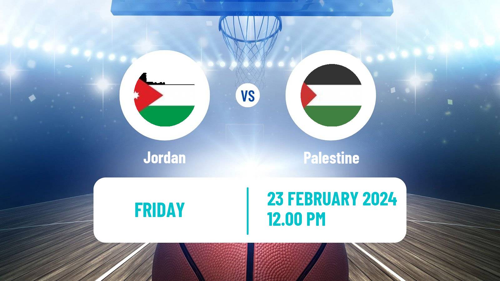 Basketball Asia Cup Basketball Jordan - Palestine